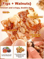 【Sweet & Crunchy, No Guilt Snack】Black Sesame & Cranberry Fig Pastry