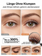 Swiss 3-in-1 Precision Mascara - Dermatest Certified Vegan Formula for Hooded Eyes