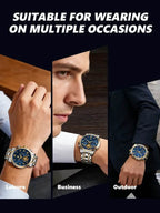Swiss Tourbillon Watch - GPS Auto Time Calibration Luxury Timepiece