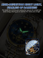 Swiss Tourbillon Watch - GPS Auto Time Calibration Luxury Timepiece