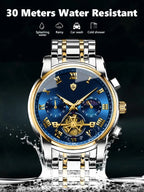 Swiss Tourbillon Watch - GPS Auto Time Calibration Luxury Timepiece