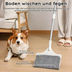 Telescopic Double-Sided Cleaning Mop - Household Glass, Window & Ceiling Cleaning Brush with Extendable Handle