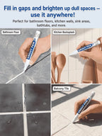 Tile Grout Repair Pen - Instantly Restore Dirty & Moldy Grout