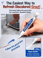 Tile Grout Repair Pen - Instantly Restore Dirty & Moldy Grout