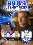 Titanium Alloy Smart-Focus Glasses - 0.1s Photochromic Near & Far Vision Eyewear Recommended by Eye Care Professionals