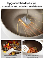Titanium Ceramic Non-Stick Pan - No-Coating Multifunctional Large-Bellied Cookware