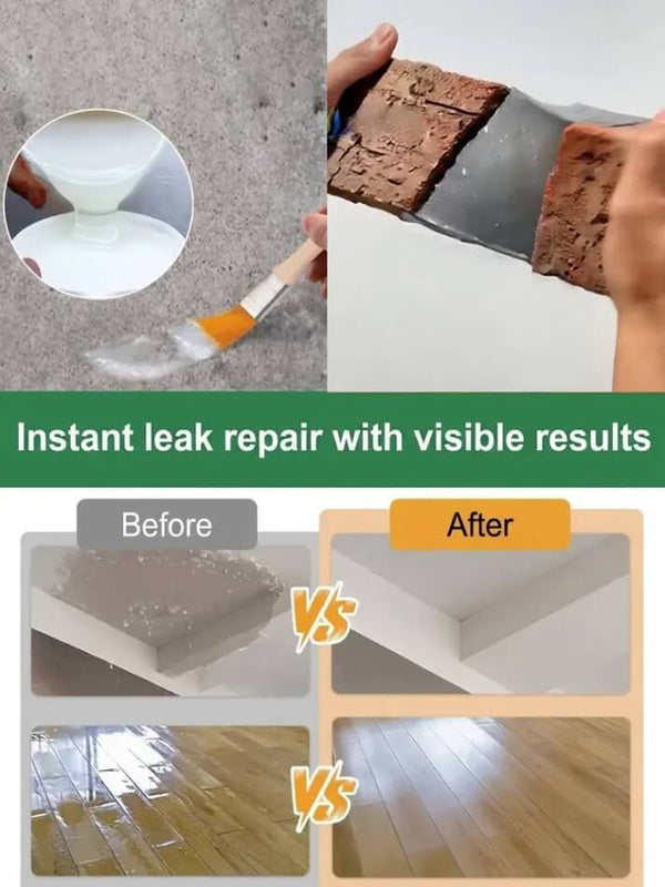 Transparent Waterproof Adhesive - Long-Lasting Leak-Proof Sealant for Home Repairs