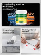 Transparent Waterproof Adhesive - Long-Lasting Leak-Proof Sealant for Home Repairs