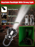Ultra-Bright Flashlight Power Bank - 3-Mode Waterproof Emergency LED Torch (High/Low/Strobe)