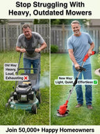 Ultra-Light Alloy-Blade Trimmer - Quick-Cut Lawn & Garden Grass Trimming Tool
