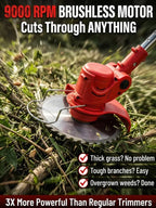 Ultra-Light Alloy-Blade Trimmer - Quick-Cut Lawn & Garden Grass Trimming Tool