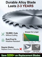 Ultra-Light Alloy-Blade Trimmer - Quick-Cut Lawn & Garden Grass Trimming Tool