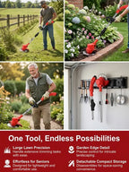 Ultra-Light Alloy-Blade Trimmer - Quick-Cut Lawn & Garden Grass Trimming Tool
