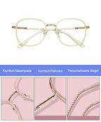 Ultra-Light Anti-Blue Light Reading Glasses - Comfortable Eye Protection for Reading