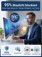 Ultra-Light Auto-Focus Reading Glasses - Blue Light Filtering Smart Eyewear