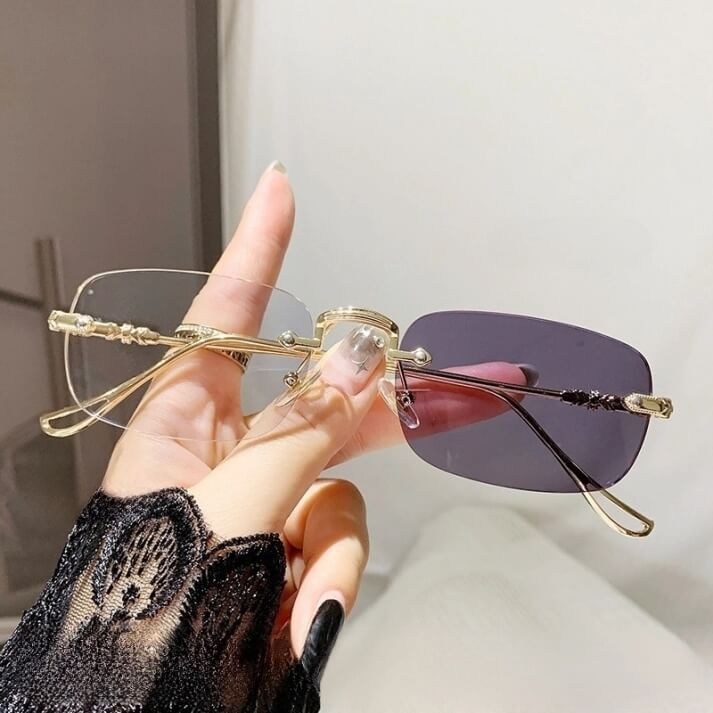 Ultra-Light Rimless Photochromic Reading Glasses - Intelligent Auto-Focus Smart Vision Eyewear (0–1000°)