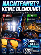 Ultra-Light Sports Reading Glasses - Day & Night Vision Eyewear