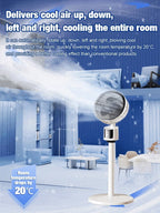 【Ultra-Quiet Floor-Standing Energy-Saving Circulation Fan】