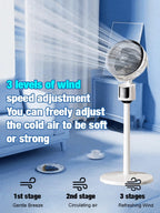 【Ultra-Quiet Floor-Standing Energy-Saving Circulation Fan】
