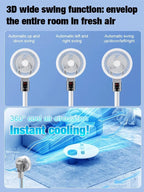 【Ultra-Quiet Floor-Standing Energy-Saving Circulation Fan】