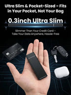 Ultra-Thin Portable SSD - High-Speed 16TB Compact Storage Drive
