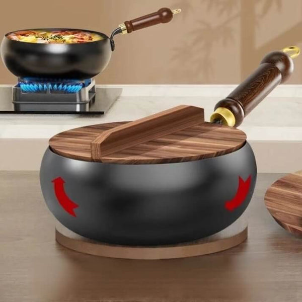 【Uncoated Healthy Pot】Iron-Supplemented Pure Iron Non-Stick Pot