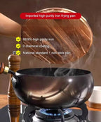【Uncoated Healthy Pot】Iron-Supplemented Pure Iron Non-Stick Pot