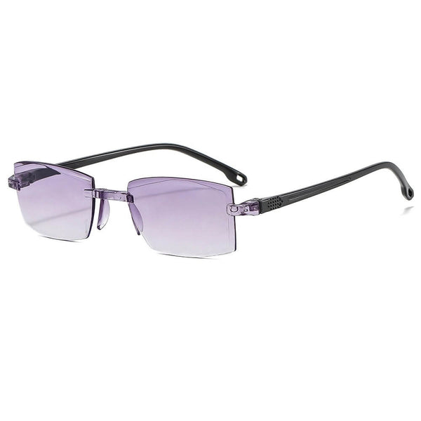 Unisex Rimless Reading Glasses - Blue Light Filter Lightweight Eyewear