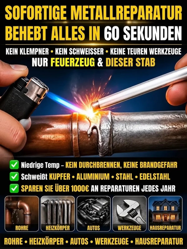 Universal Low-Temperature Soldering Tool - Easy Precision Metal Repair & Joining Kit