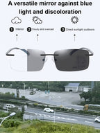 Upgrade Your Eyewear—Automatic Color Change And Blue Light Defense, All In One Stylish Pair!