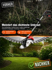 V8 Garden Cleaning System - 18000 RPM 3-in-1 Cordless Trimmer & Weed Cutter for Easy Yard Maintenance