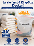 Vacuum Storage Bags – Space-Saving Pump-Free Design