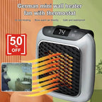Wall-Mounted Heater - Space-Saving Indoor Electric Heating System