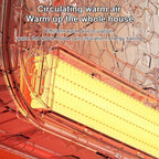 Wall-Mounted Heater - Space-Saving Indoor Electric Heating System