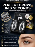 Waterproof Eyebrow Powder Set - Easy 3-Second Brow Makeup Kit for Beginners