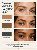 Waterproof Eyebrow Powder Set - Easy 3-Second Brow Makeup Kit for Beginners