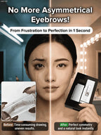 Waterproof Eyebrow Powder Set - Easy 3-Second Brow Stamp for Beginners