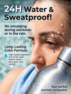 Waterproof Eyebrow Powder Set - Easy 3-Second Brow Stamp for Beginners