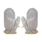 Waterproof and oil-proof dishwashing steel wool gloves