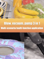 Wireless High-Suction Vacuum Cleaner - 4-in-1 Vacuum, Blower, Inflator & Cleaner