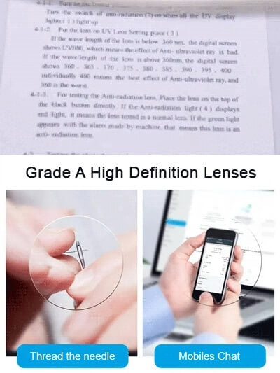 Auto-Zoom Blue Light Reading Glasses - Automatic Focus Anti-Glare Eyewear